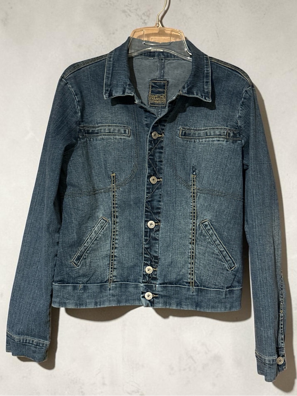 RARE FIIND Y2K Marithe Francois Girbaud Denim Jacket Size M